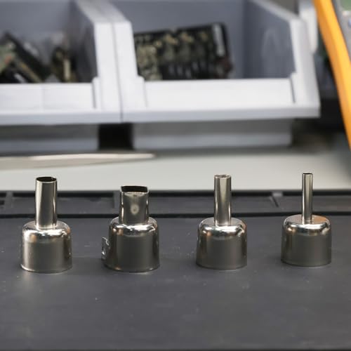 Image of YIHUA #2300 Hot Air Gun Rework Nozzles, Pack of 4 (0.39'',0.31'', 0.20'', 0.51''X0.51'') For All YIHUA Rework Stations EXCEPT 993D Series, 992D II and 8509-I