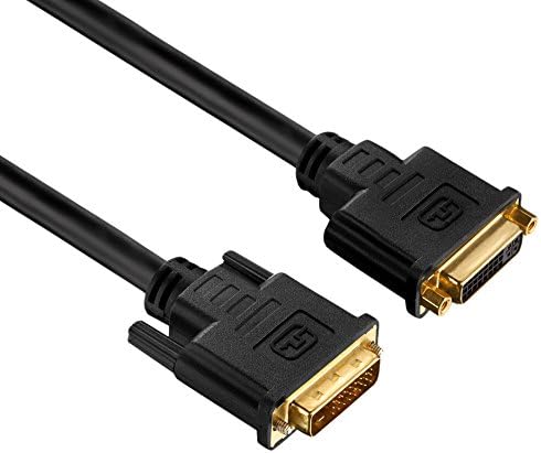 PureLink PureInstall Series Dual Link DVI Extension Cable with 24-Carat Gold-Plated Precision Connectors 2560 x 1600. DVI-D female to DVI-D 24+1-Pin male. High-purity OFC copper conductor. Triple shielded 100 % tested for use in professional AV environments