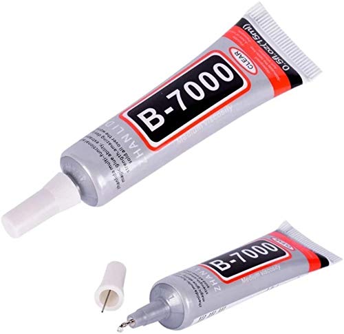 WSF B-7000 - Pegamento industrial transparente para reparación de pantalla de teléfono, joyas y zapatos, 15 ml