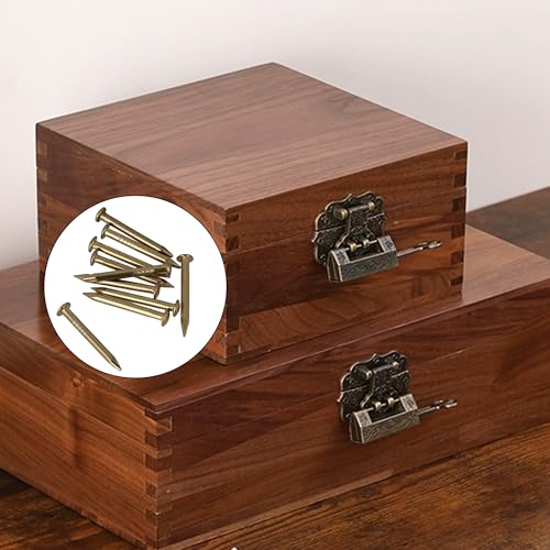 200 Piezas Clavos de Aleación de Cobre para Decoración y Muebles 0.59"x0.12" miniatura 6