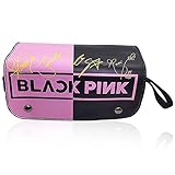 Blackpink Federmäppchen, Unisex Blackpink Exquisite Beautiful Pencil Case,Kosmetiktaschen Bleistifthalter Schulbedarf Blackpink Briefpapier Geschenk