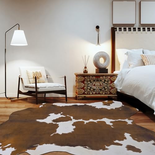 Tapete decorativo estilo piel de vaca 121x89 cm faux miniatura 5