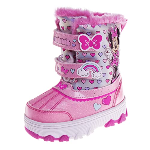 Girls Cartoon Character Boots, Water Resistant Snow Boots (Toddler/Little Kid)