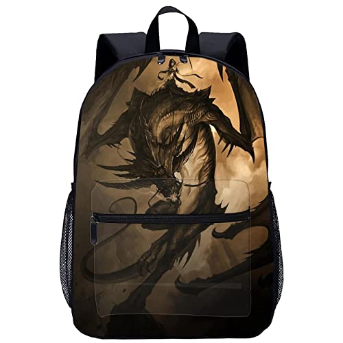 Sac à dos mode étudiant pour le collège et le lycée style décontracté 3D cool