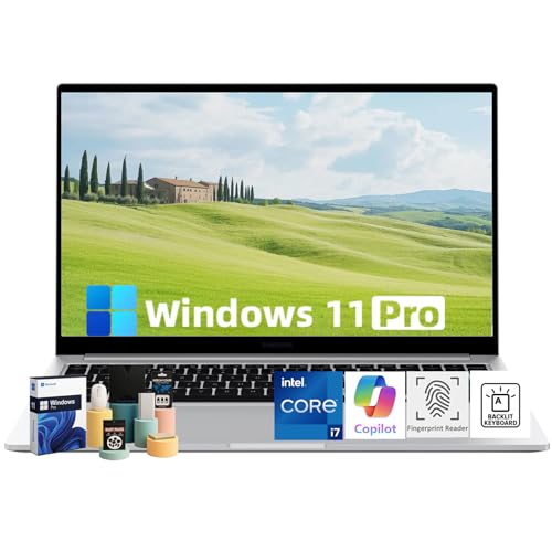 Image of Samsung 15.6FHD Galaxy Book4 Laptop - Intel Core 7 150U(10 Core) Processor, 16GB RAM, 1TB SSD, Backlit Keyboard, Fingerprint, Copilot AI PC Windows 11 Pro for Business & Students