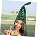 LIFKOME Shape Wizard Hat for Halloween Costume Party Cosplay Accessory Stylish Soft Design for Themed Events and Photoshoots