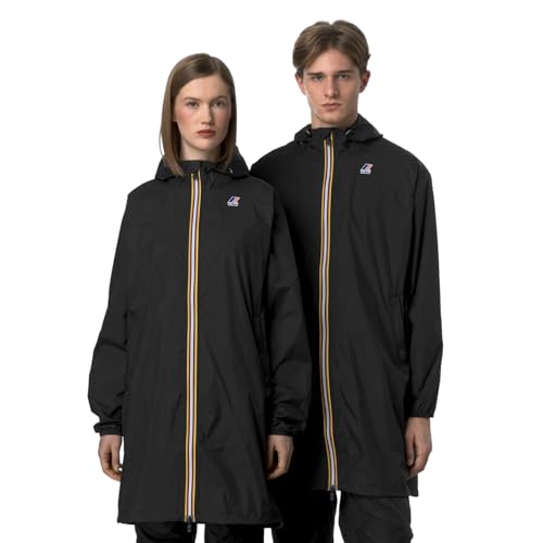 K-Way Le Vrai 4.0 Eiffel East (FR/ES, Alpha/lettres, XS, Taille normale, Taille normale, USY BLACK PURE)