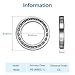 uxcell 16020 Deep Groove Ball Bearing 100x150x16mm C3 Clearance Radial Bearing, Open Type ABEC1 Chrome Steel Bearings, Single Row