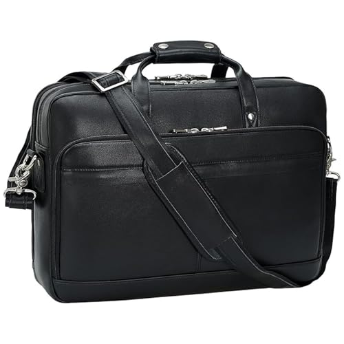 TIDING valise en cuir pour hommes 17 pouces sac pour...