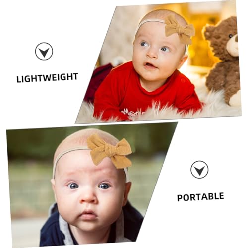 Hoement 5 Peças Faixa De Cabelo De Bebê Faixas De Cabelo De Bebê Tiara Laços De Cabelo Faixa De Cabe