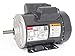 Dayton 1-1/2 HP General Purpose Motor,Capacitor-Start/Run,3450 Nameplate RPM,Voltage 115/208-230,Frame 56H