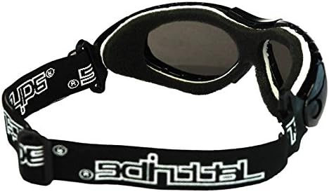Jettribe Floating Water Jet Ski Goggles - Premium Polycarbonate Eyewear Protection for Kite Boarding, Surfing, Kayaking, Jetskiing, and Water Adventure - Stay Afloat and Stylish - Spark Black