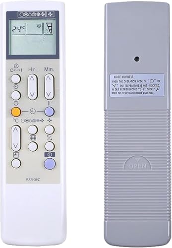 WKOLF RAR-35Z Air Conditioner - Kit de control remoto de repuesto para Hitachi Aire Acondicionado RAR-21Z RAR-22Z RAR-24Z RAR-35Z