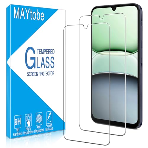 MAYtobe 2 Pack Screen Protector for Samsung Galaxy A26 5G Tempered Glass 9H Hardness Case Friendly No Bubbles Anti Scratch Easy To Install