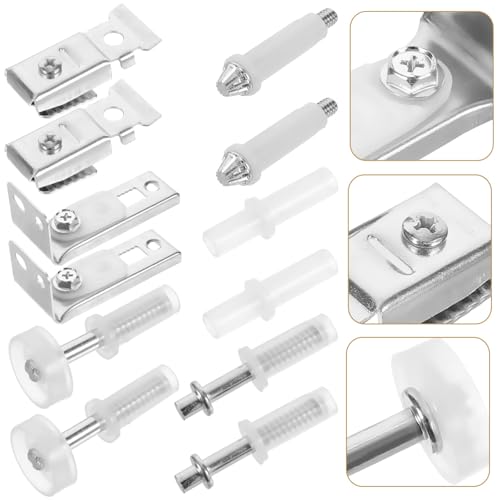 Kit de herrajes para puerta bifold Uonlytech, acero inoxidable, diseño deslizante y ahorra espacio miniatura 6