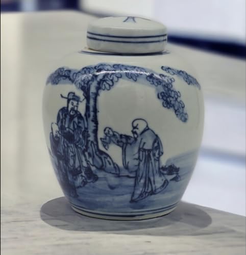 Retro Antique Like Style Blue and White Porcelain ancients Ceramic