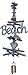 Cohasset Gifts 590 Wind Beach Logo Cohasset Bell, Blue & White Finish