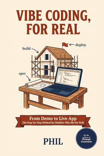 Vibe Coding, For Real: From Demo to Live App, the Step-by-Step Method for Builders Who Hit the Wall (Build With AI)