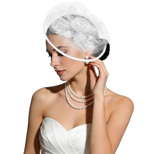 Sombrero Fascinator con 2 Formas de Usar