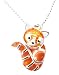 Cool Jewels Cute Red Panda Necklace, 15 Inch