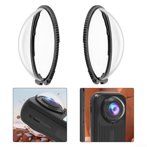 Protector de lente de vidrio antiara&ntilde;azos impermeable dise&ntilde;ado para Insta360 X4 3