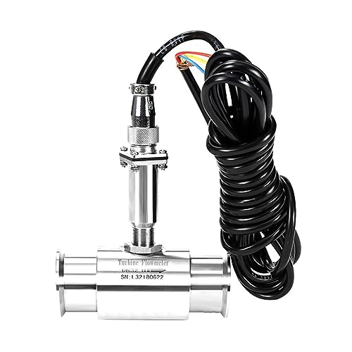 Medidor de flujo hidráulico líquido con señal de pulso y sensor de abrazadera DN20 SS304 5