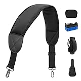 barudan golf Bag Strap Replacement Universal Single Shoulder Strap fits for All Brand Golf Bags (Black)