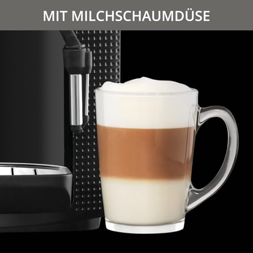Krups EA8160 Kaffeevollautomat (1450 Watt, 1,8 Liter, 15 bar, LC Display, Cappuccinatore) schwarz - 3