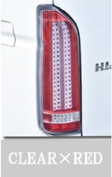ハイエース 200系 テールライト 縦ライン LED テールランプ　【レッド】 ハイエース 200系 テールライト 縦ライン LED テールランプ レッド