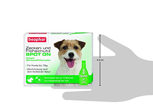 Zecken- und Flohschutz Spot ON für Hunde über 15 kg & und Flohschutz Spot ON für Hunde bis 15 kg
