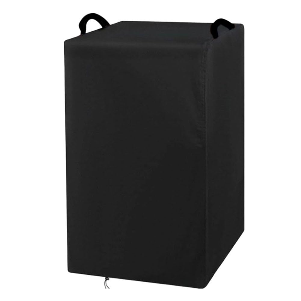 East Oak - Copertura impermeabile per griglia elettrica, 76,2 cm, in tessuto di bue, con coulisse regolabile e maniglie, protezione per barbecue all'aperto, adatta per barbecue da 48,3 x 45,7 x 81,3