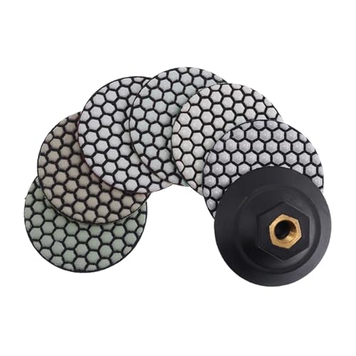 Kohak 6���� �X�[�p�[3�C���` �h���C�|���b�V���O�p�b�h �V���[�v�Ńt���L�V�u����80mm�T���f�B���O�f�B�X�N �ԛ��� �嗝�� �΍ޏ��p(Combon D,MIX 6 GRITS_6 PCS_3 INCHES)