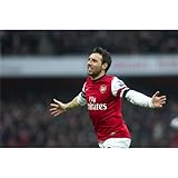 Santi Cazorla Poster by Silk Printing # Size about (52cm x 35cm, 21inch x 14inch) # Unique Gift # 0BC33C
