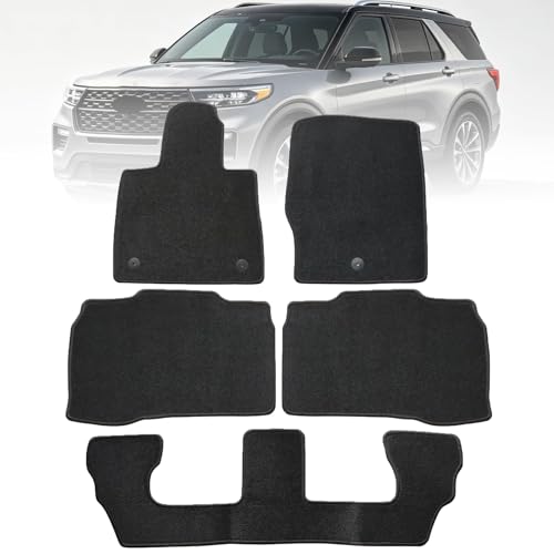 GXARTS Custom Fit Floor Mats for Ford Explorer