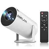 ZORLAN Proyector Portátil Soporte 4K/1080, Android 13 con WiFi 6 y Bluetooth 5.0, Pantalla Gigante Rotación 180°, Altavoces HiFi, Silencioso y Compacto para Cine en Casa y Exterior