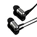 KINDEN EP04 Metal Housing Earphone Noise Isolating In Ear Bass Earbuds Wired Headphone With metallic Handsfree Mic For Iphone 6 Samsung (Gun Metal)