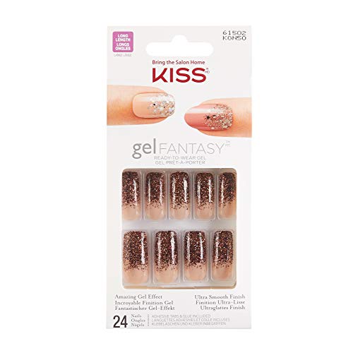 Kiss Gel Fantasy Ready-to-Wear Gel 24 Nails KGN50 Aurora