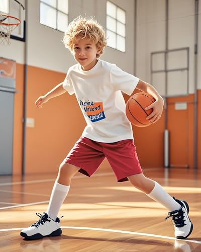 5 Pack Boys Basketball Shorts Kids Youth Athletic Short Boy Quick Dry Sport Clothes with Pockets Size 7-14 Years - Image 4