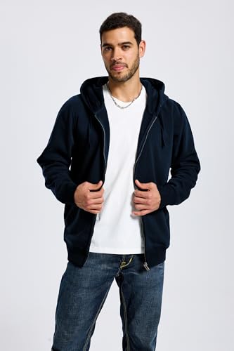 TanBridge Men's Fleece Hoodies Zip Up Hoodie Pullover Lightweight Sweatshirts with Pockets for Casual Wear2