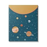 Stupell Industries Solar System Orbital Planetary Location Cosmos Educational Shapes, Design by Nancy McKenzie