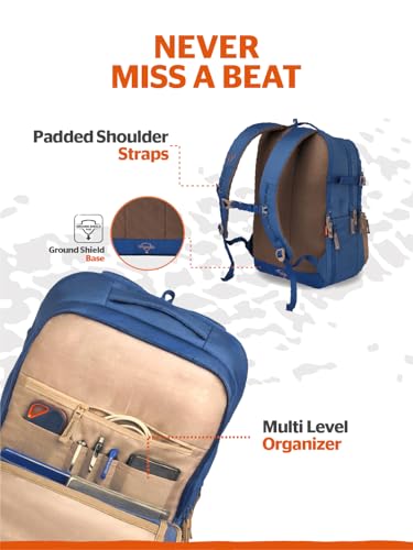 Image of Wildcraft Ranger 45+ Laptop Backpack With RainCover for Man & Women, 45L Ideal bags for men Office use /School /College Boys and Girls, 3 Compartment Bag