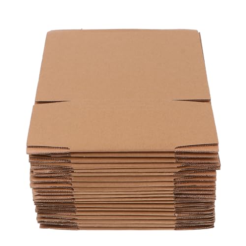 ELAYARD 20 piezas Cartones de Cartón Superduro para Embalaje y Envío Cajas Resistentes Reciclables para Paquetes y Regalos