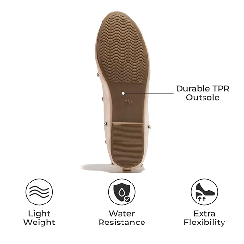 Project Cloud Ballet Flats Shoes for Women – Crystal-Embellished Mesh Ballet Flats Women Footwear – Non-Slip Mary Jane Shoes with Memory Foam – Casual Footwear for All-Day Comfort (Amity)4