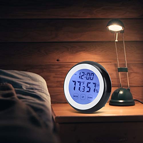Reloj digital con higrómetro de pared que controla el clima en casa 6