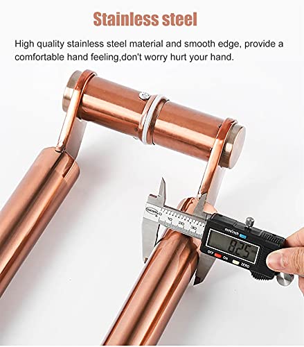 Poignée de porte en acier inoxydable brossé robuste pour cuisine moderne
