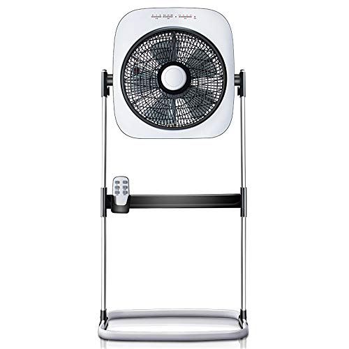 Preisvergleich Produktbild MYQ Elektrolüfter Elektrischer Fan / Standing Liftable Fan / Haushalts-Fernbedienung Fan / 3-Gang-Timing Vertikal Praktisch Starker Wind Fan Mini-Fan