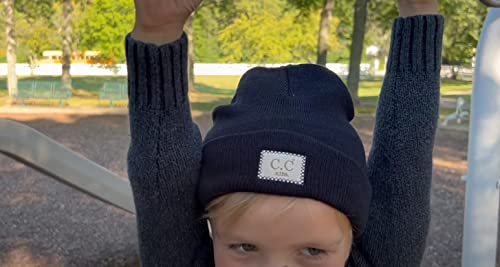 Image of Funky Junque Kids Cozy Knit Winter Beanie Hat - Perfect Holiday Stocking Stuffer