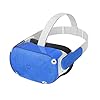 AMVR VR Headset Schutzhülle, Leichte und Haltbare Frontabdeckung, für Quest 2 Zubehör, Verhinderung Von Kollisionen Und Kratzern (Blau)