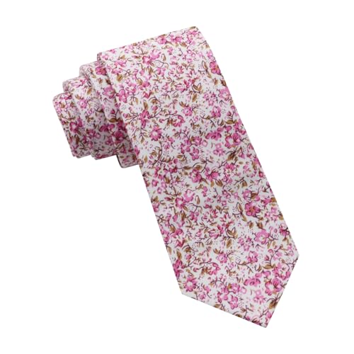 Boys Tie Floral Kids Ties Self-tied Cotton Ties for Boys, 2.36
