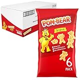 Pom Bear Original Multipack Crisps, Pack of 72 • Bear-Shaped Potato Snacks • Original Flavour • Gluten Free Snack for Kids & Adults • Light & Crispy Texture • No Artificial Colours or Preservatives